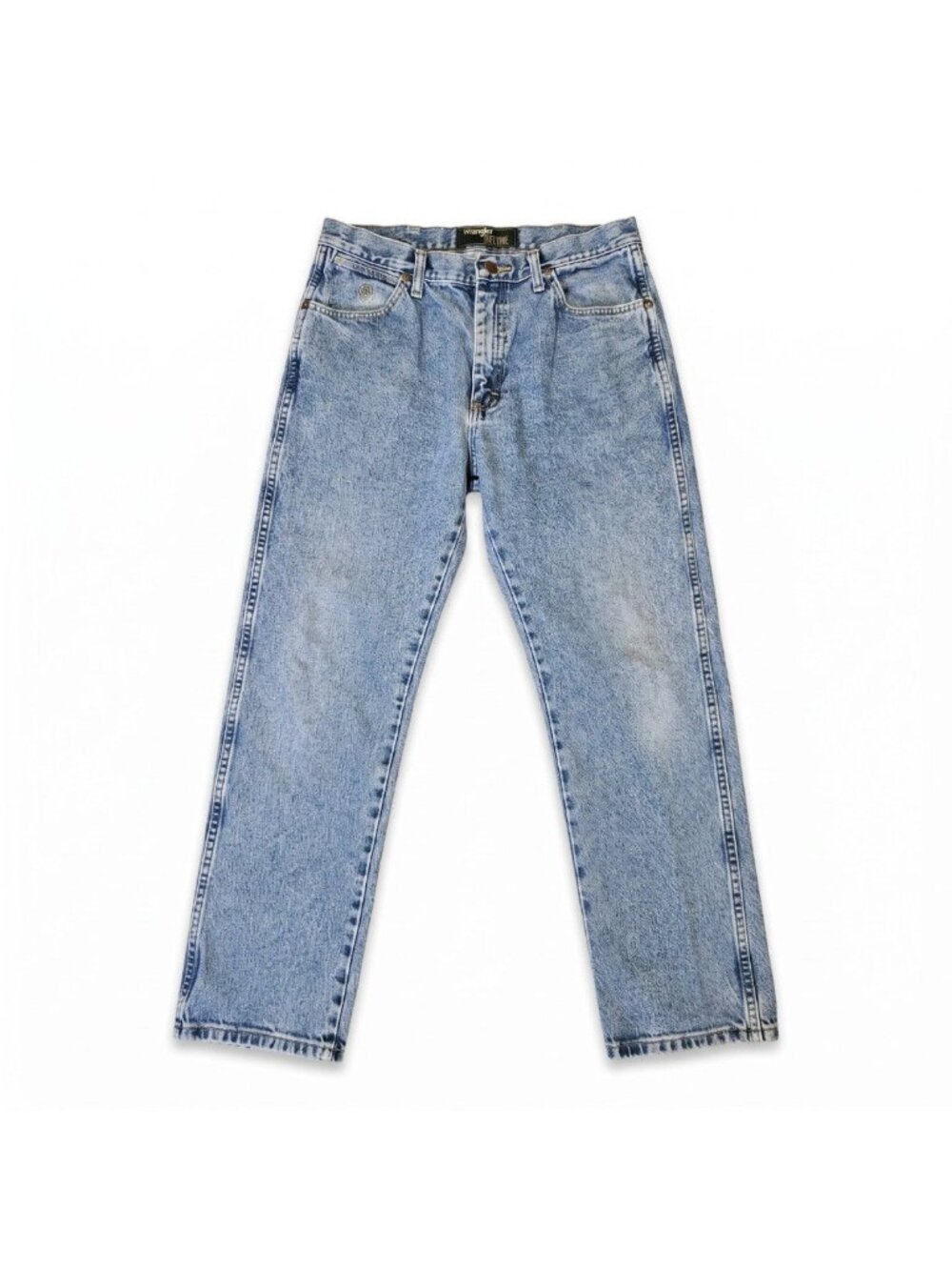 Wrangler George Strait Jeans Mens 34x30 (31x29) Blue Western Cowboy Straight Leg